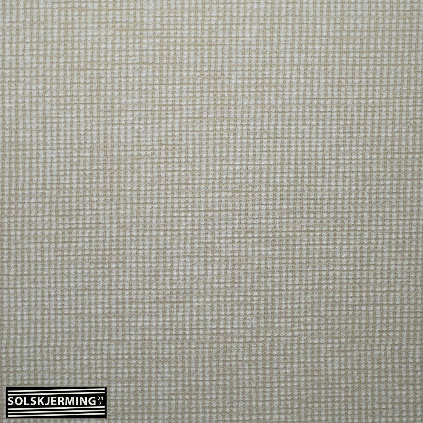 Rullegardin (KT) Chambray - Linmønstret Beige