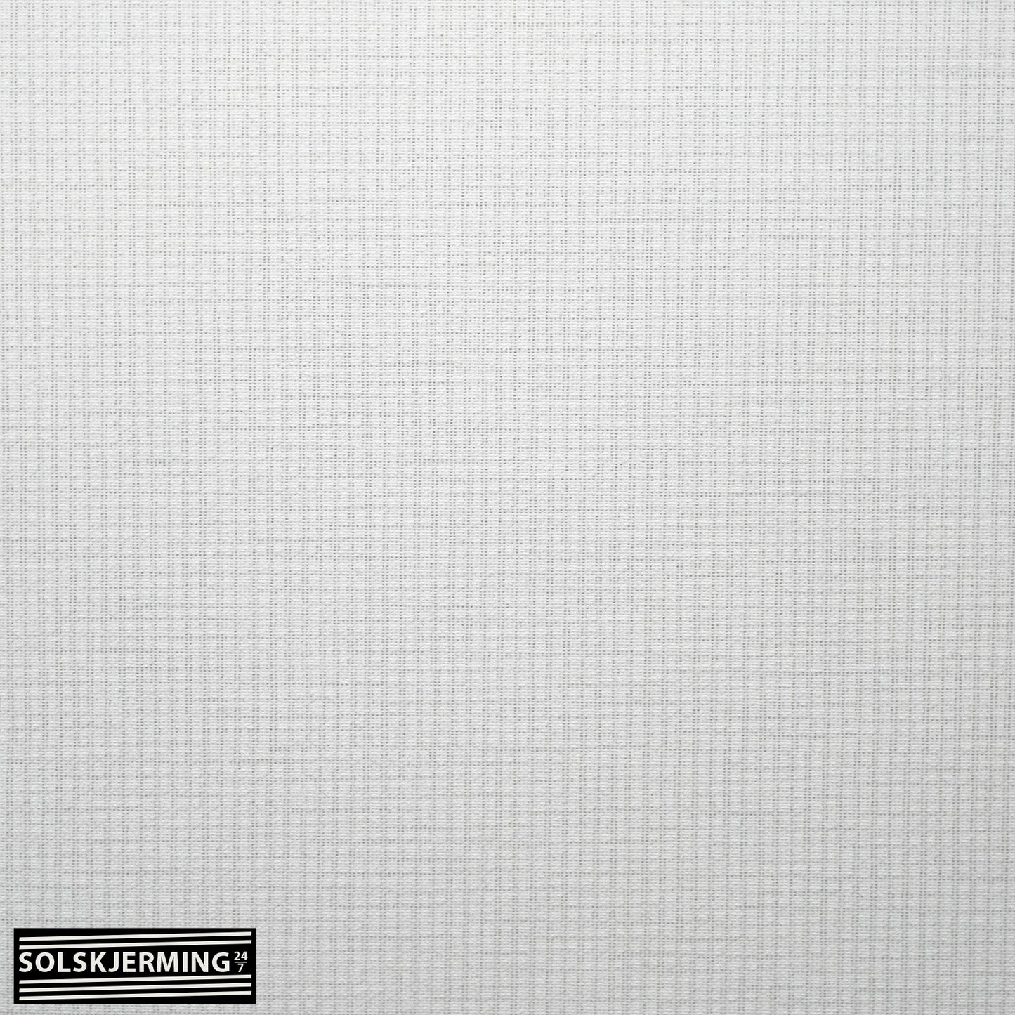 Rullegardin (KT) Chambray - Hvit