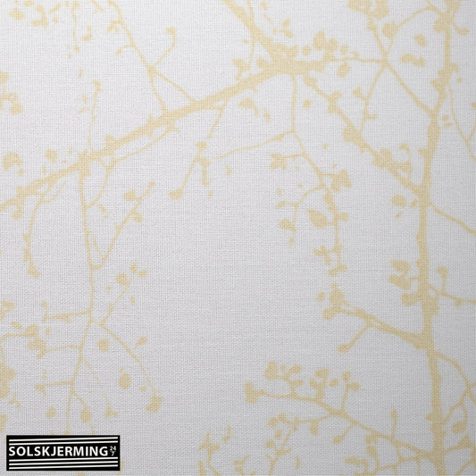 Rullegardin (KT) Twig - Hvit Beige