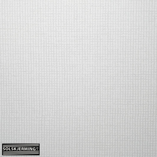 Rullegardin (KT) Chambray - Hvit